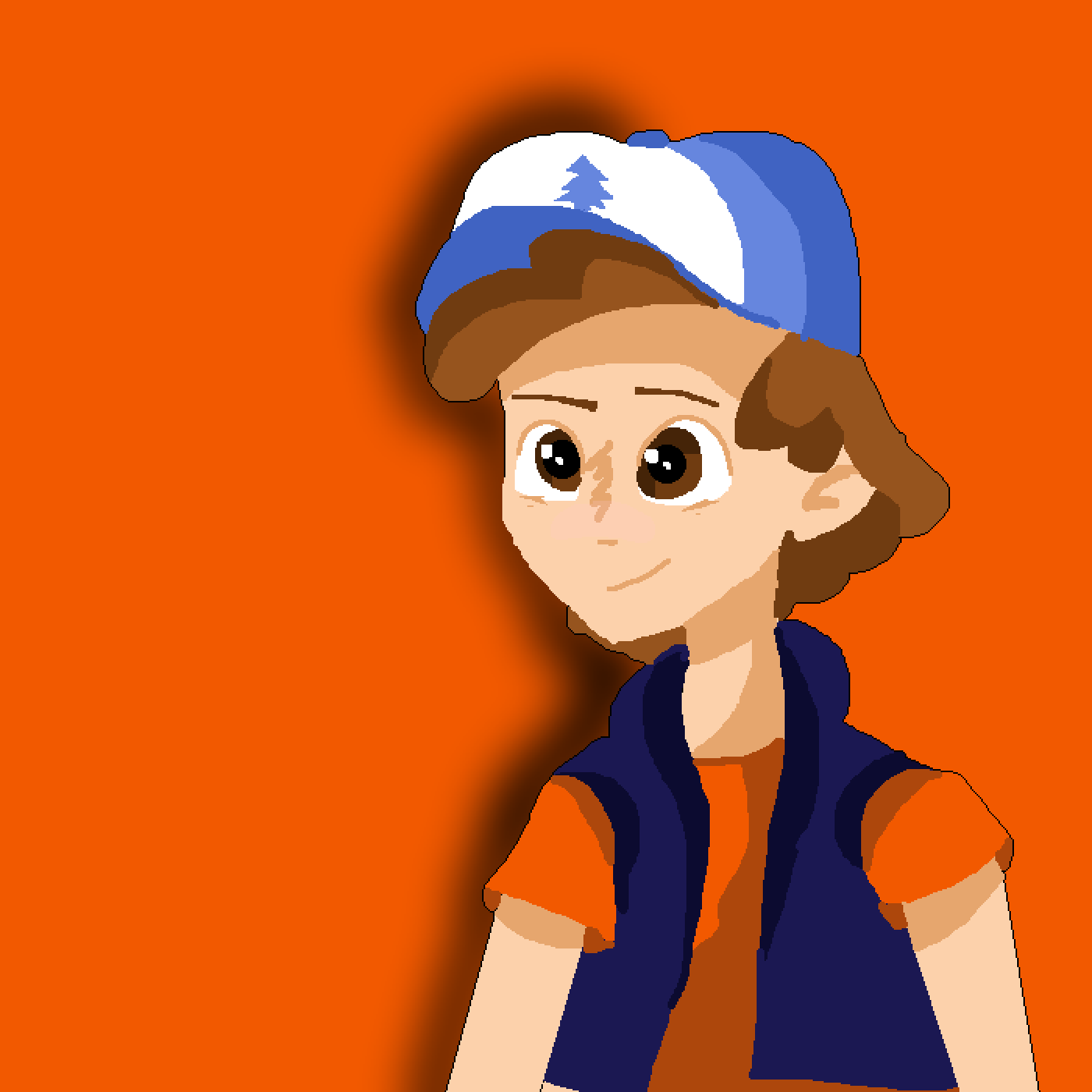 Pixilart Dipper Pines by RayGun2008