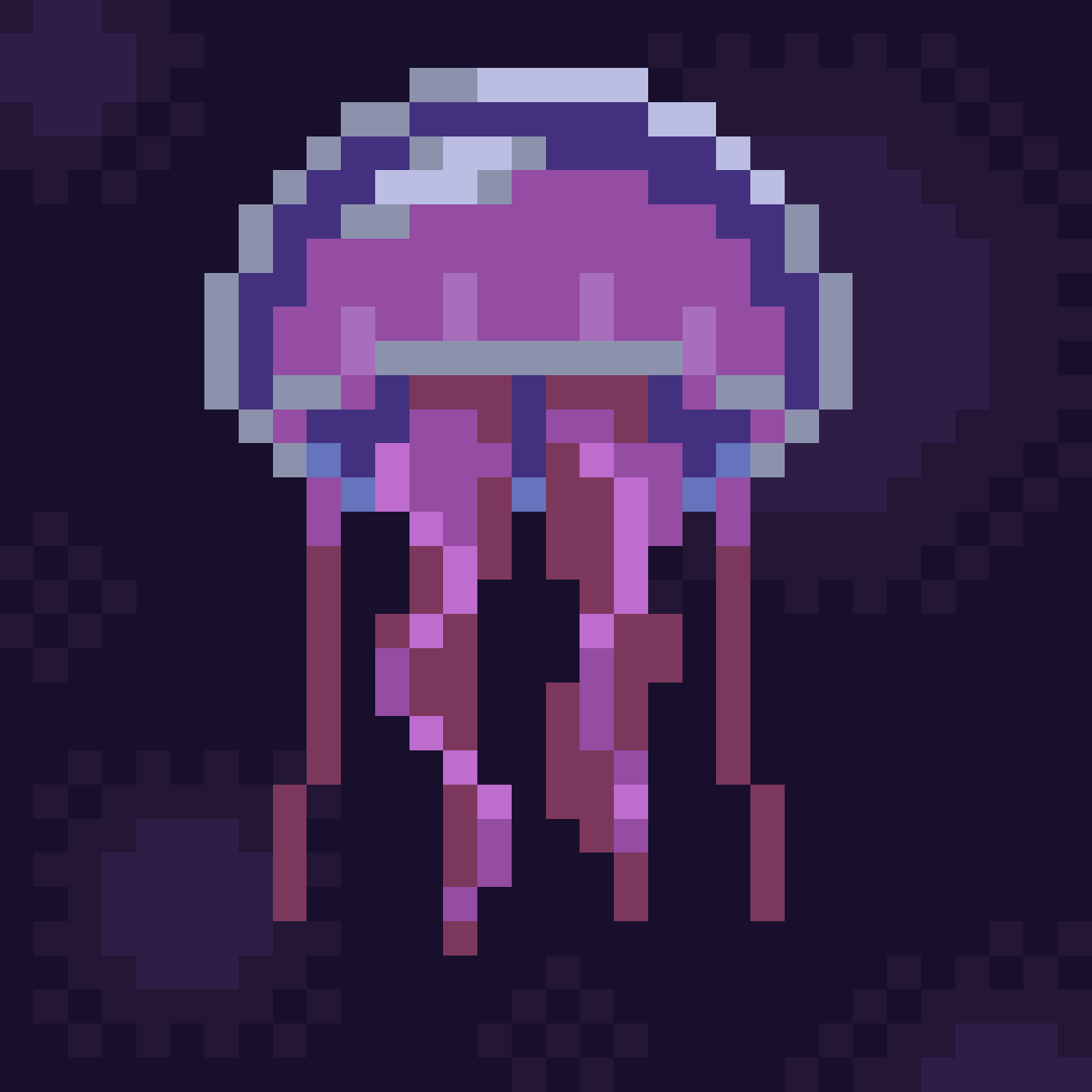 Pixilart Jelly fish by GFragger