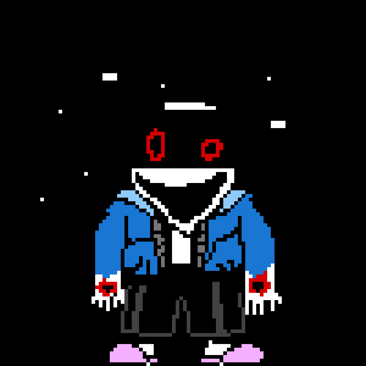 Pixilart VHS Sans PHASE 3 by Agamer9999