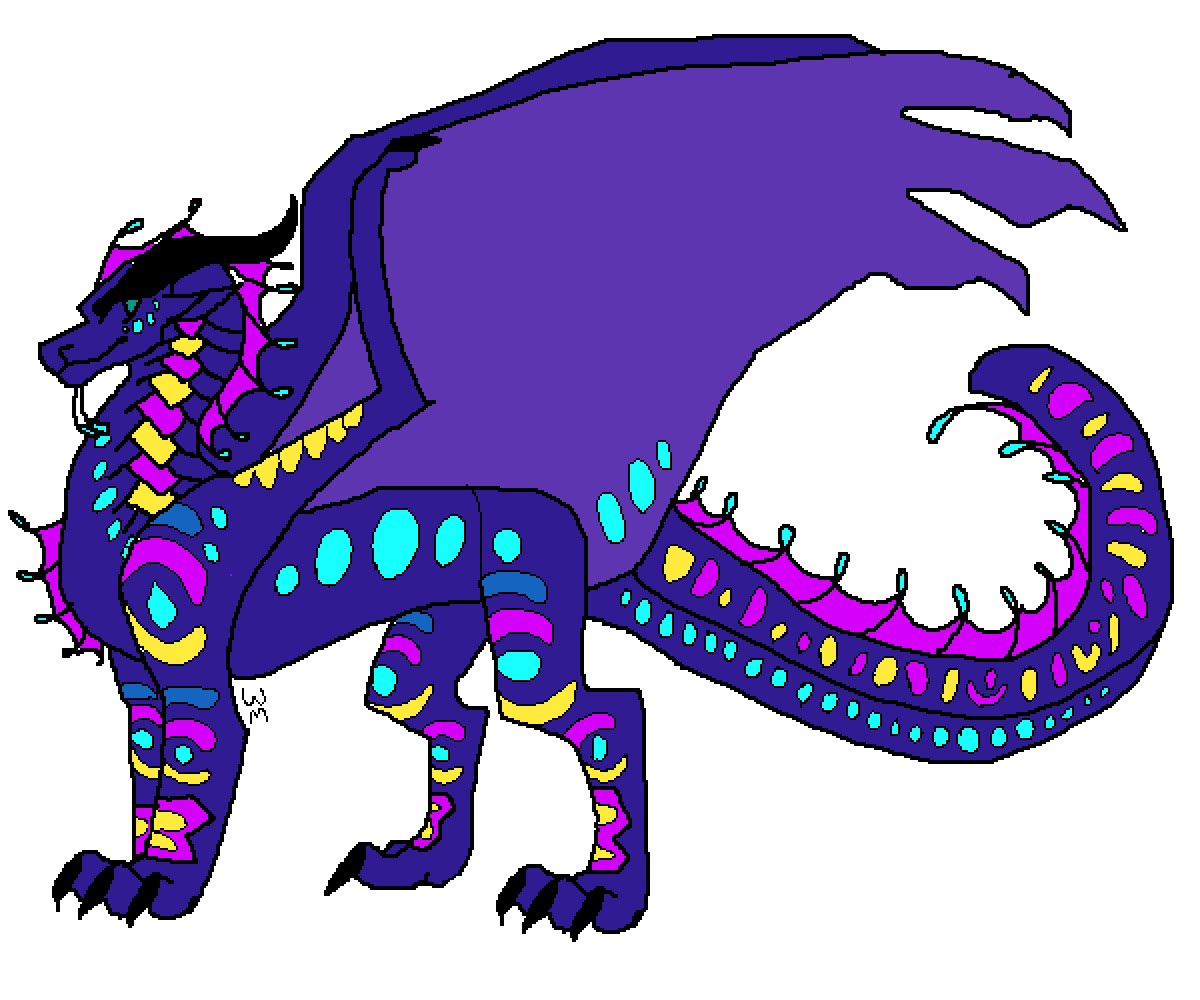 Pixilart SeaWing base Summer by TigerlilyWOF