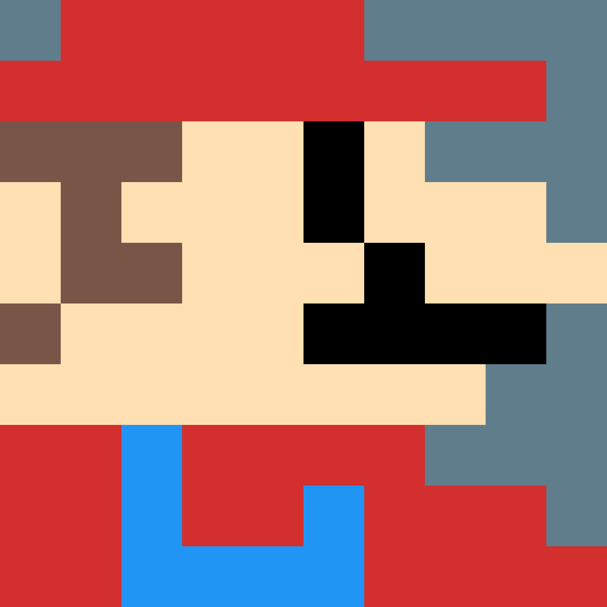 Pixilart Mario 10x10 by Rblxsalih