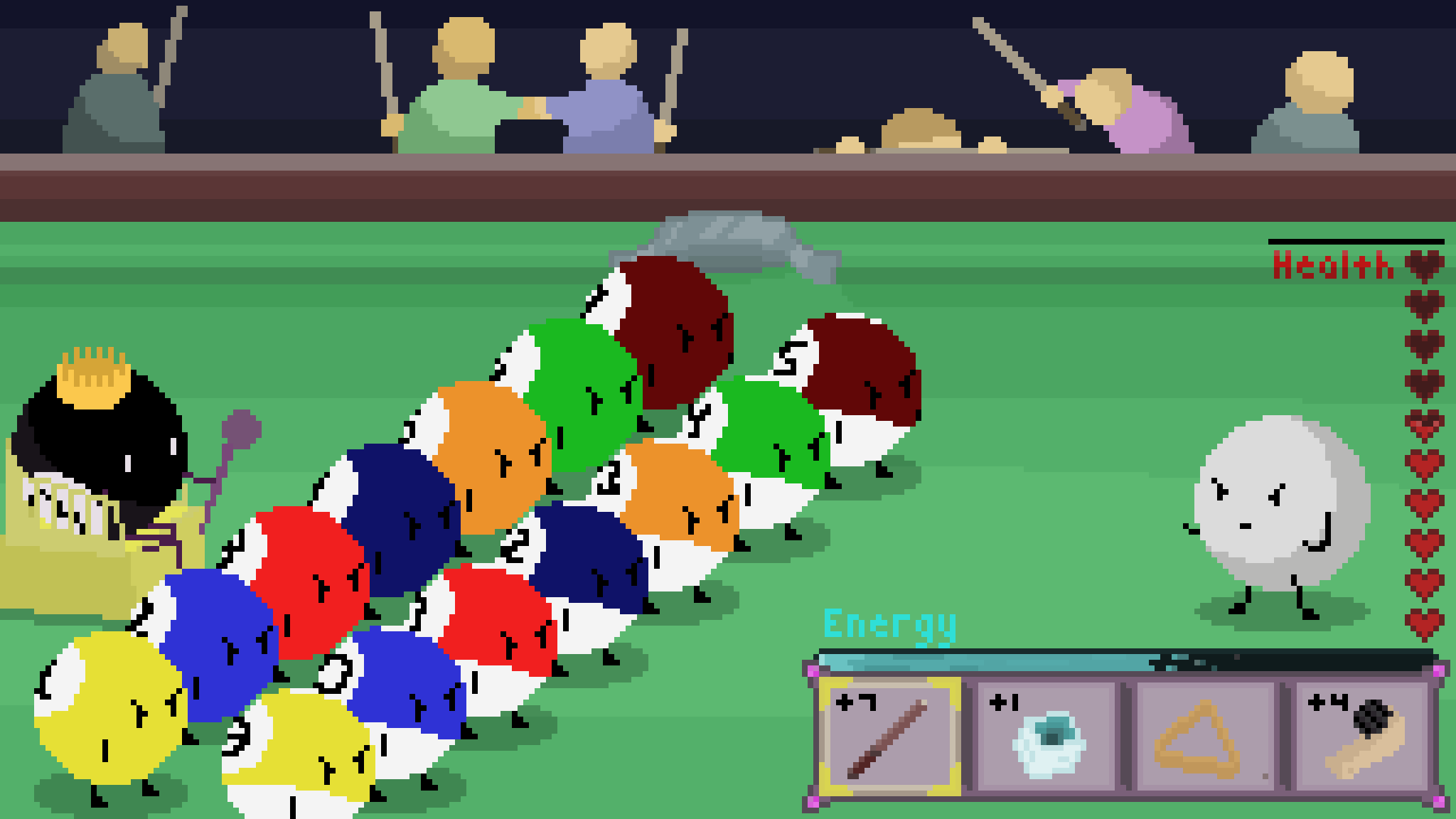 Pixilart Pool Table Fight by Foopy