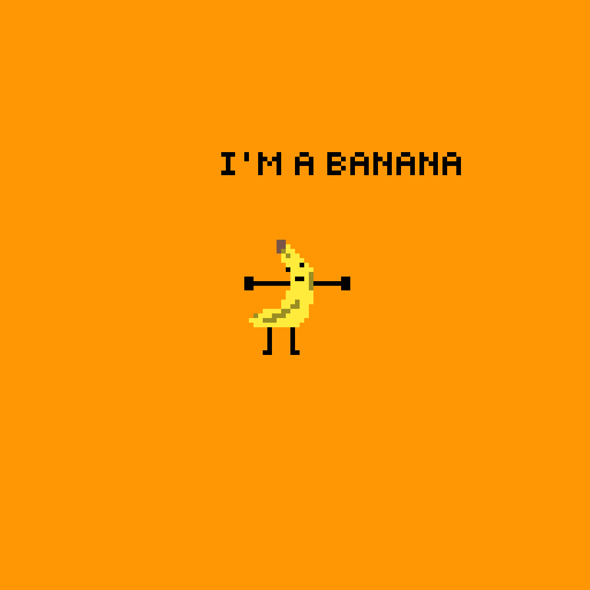 Pixilart BANANA POWERRRRRRRRR by PixelDude0