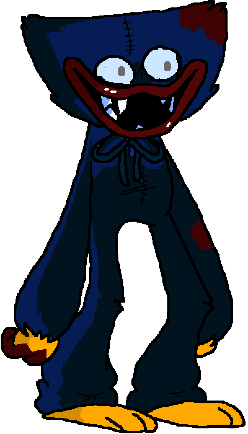 Pixilart Huggy but void and Zombie Huggy by MSMBIGFAN2012