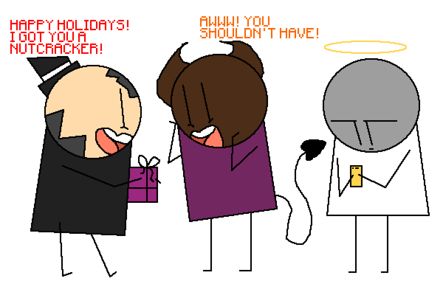 Pixilart Nutcracker GIF Base by XsoulX