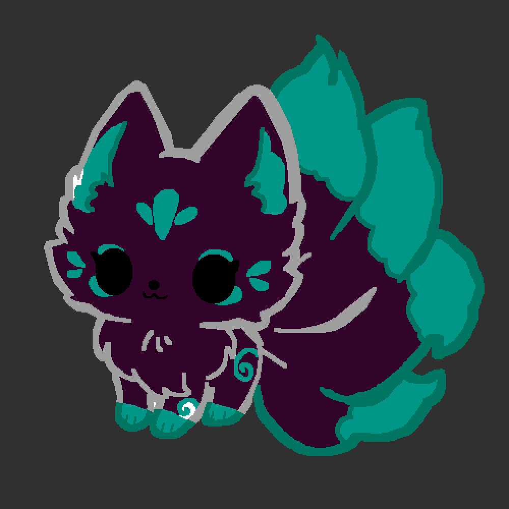 Pixilart Kitsune Fox by ANYKADIGITAL