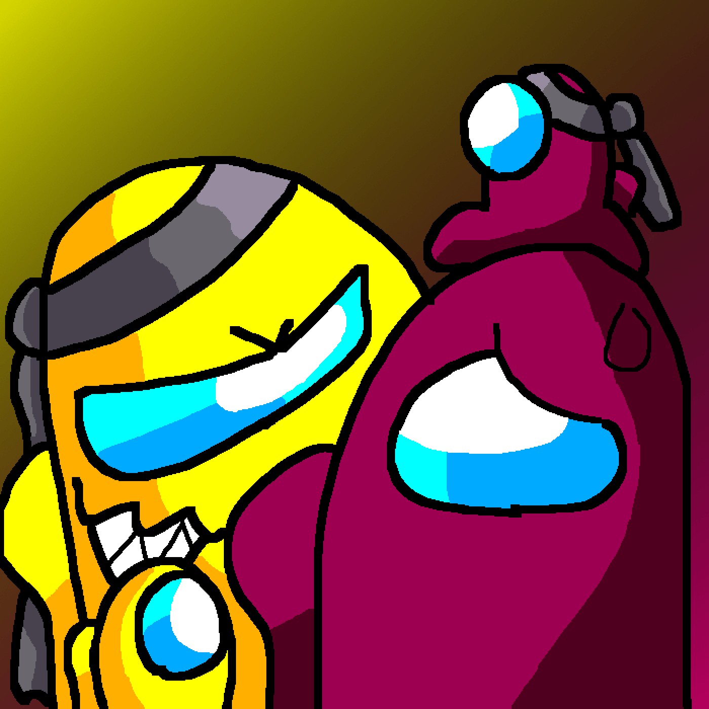 Pixilart Swap Yellow and Maroon by MemeKing69