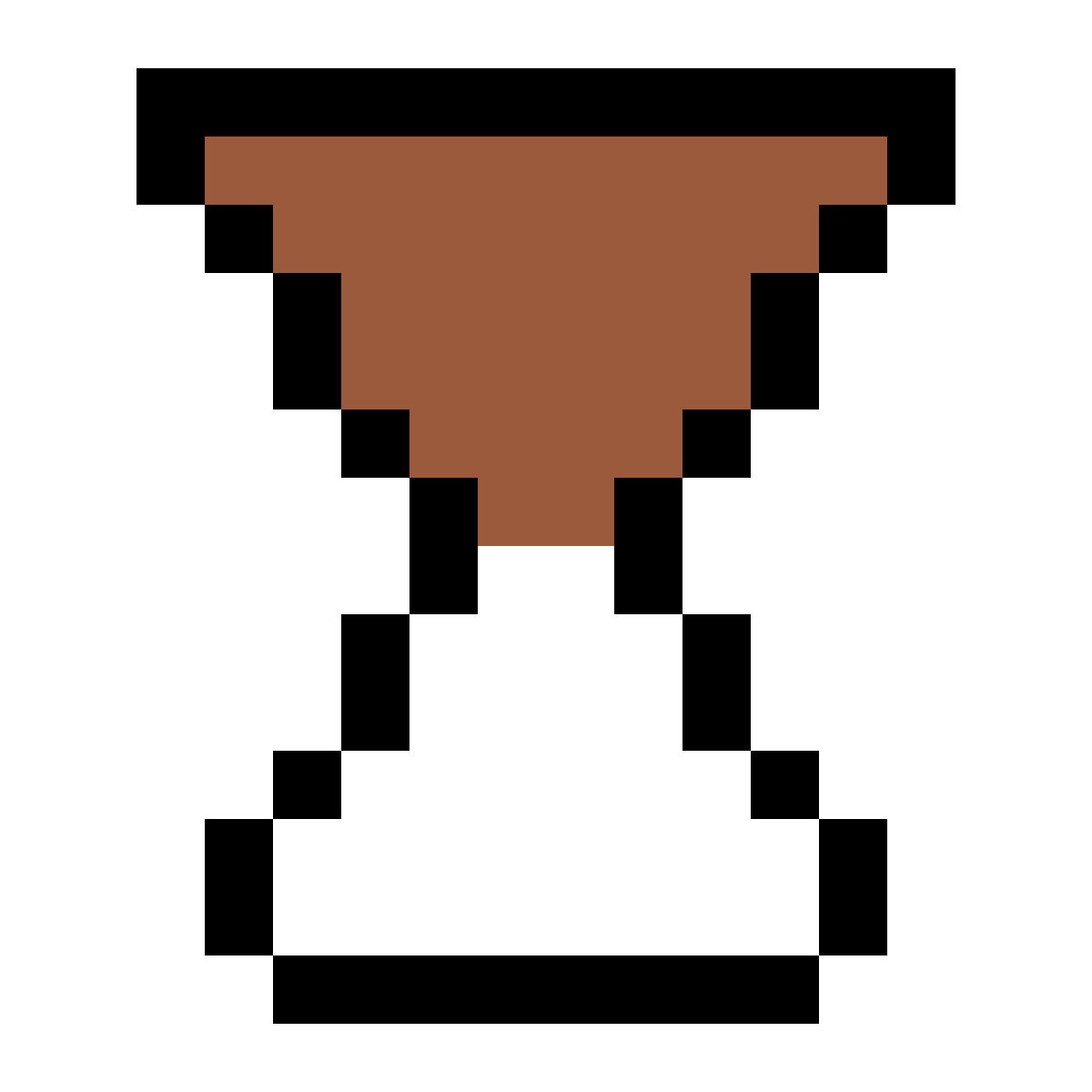 Pixilart Hourglass (GIF) (Infinite Loop) by