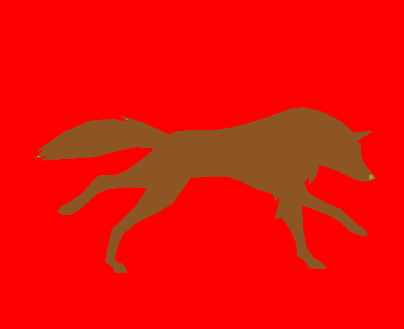 Red Wolf Running Gif