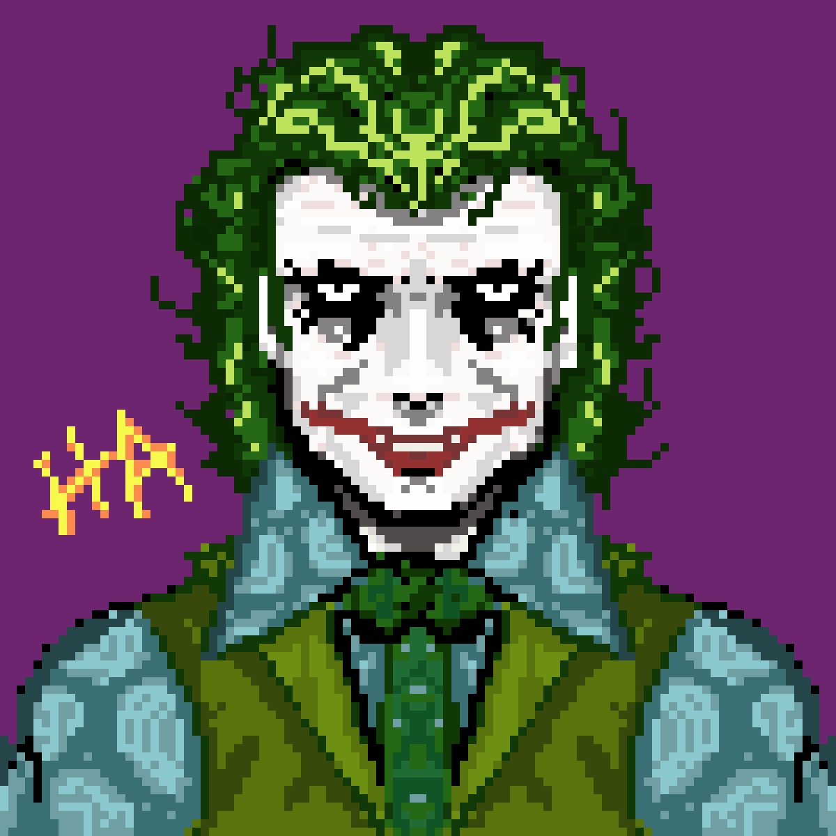 Pixilart Joker by Bigjondraws