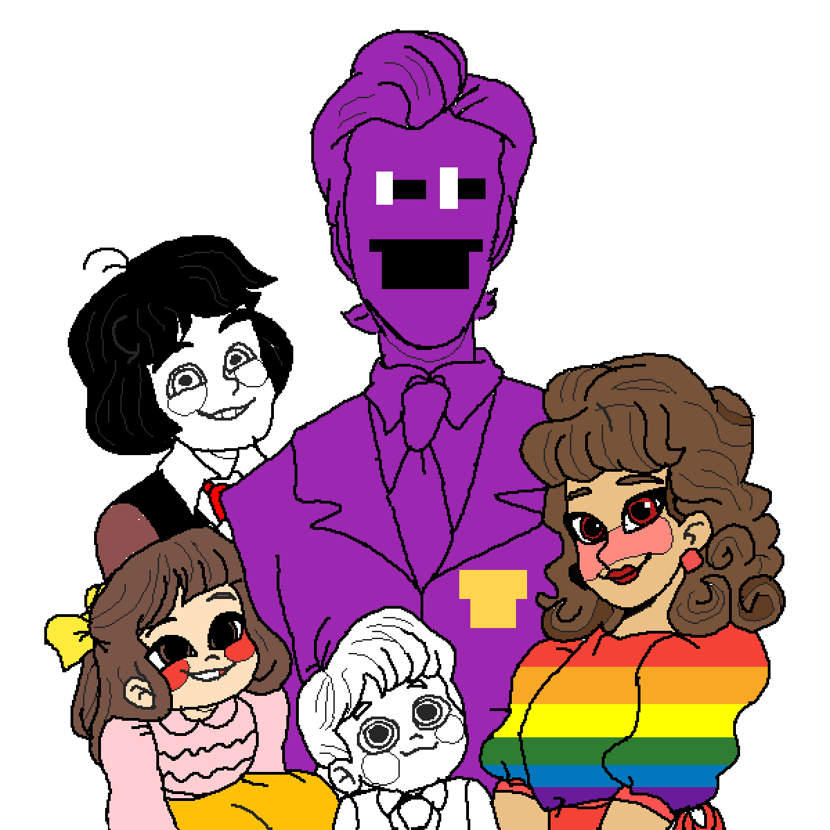 Pixilart Afton Family by Greythewulf
