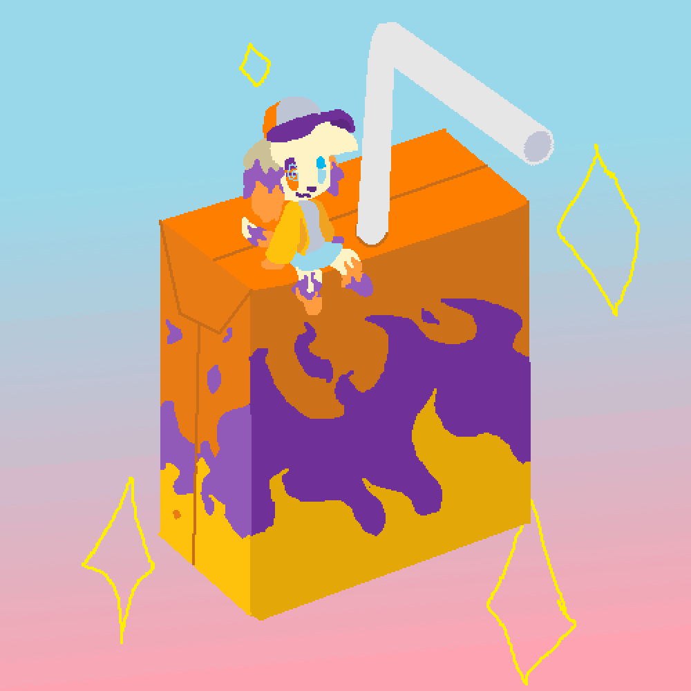 Pixilart Juice box! by SaloonBuffoon