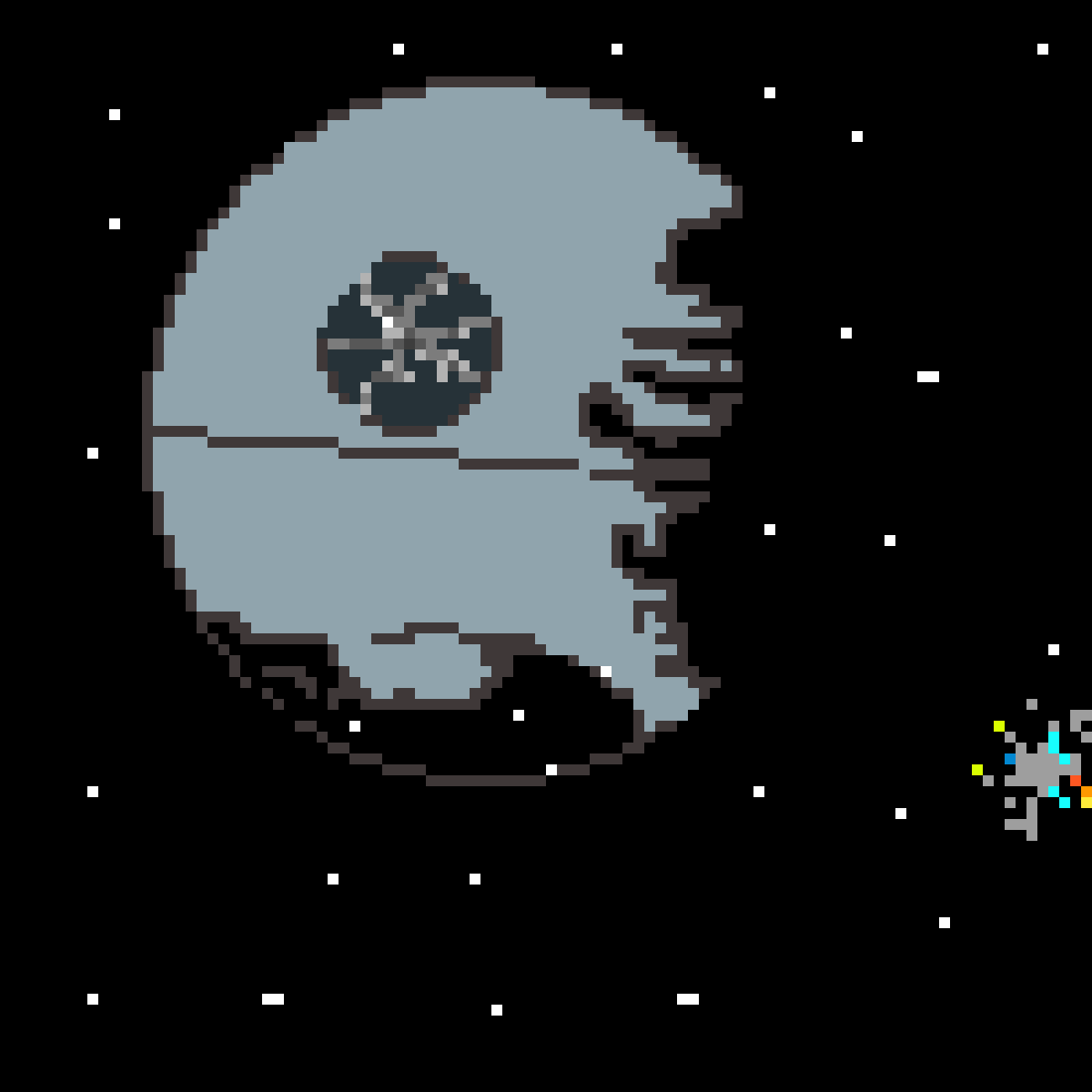 Pixilart death star rebuild by Henrywing