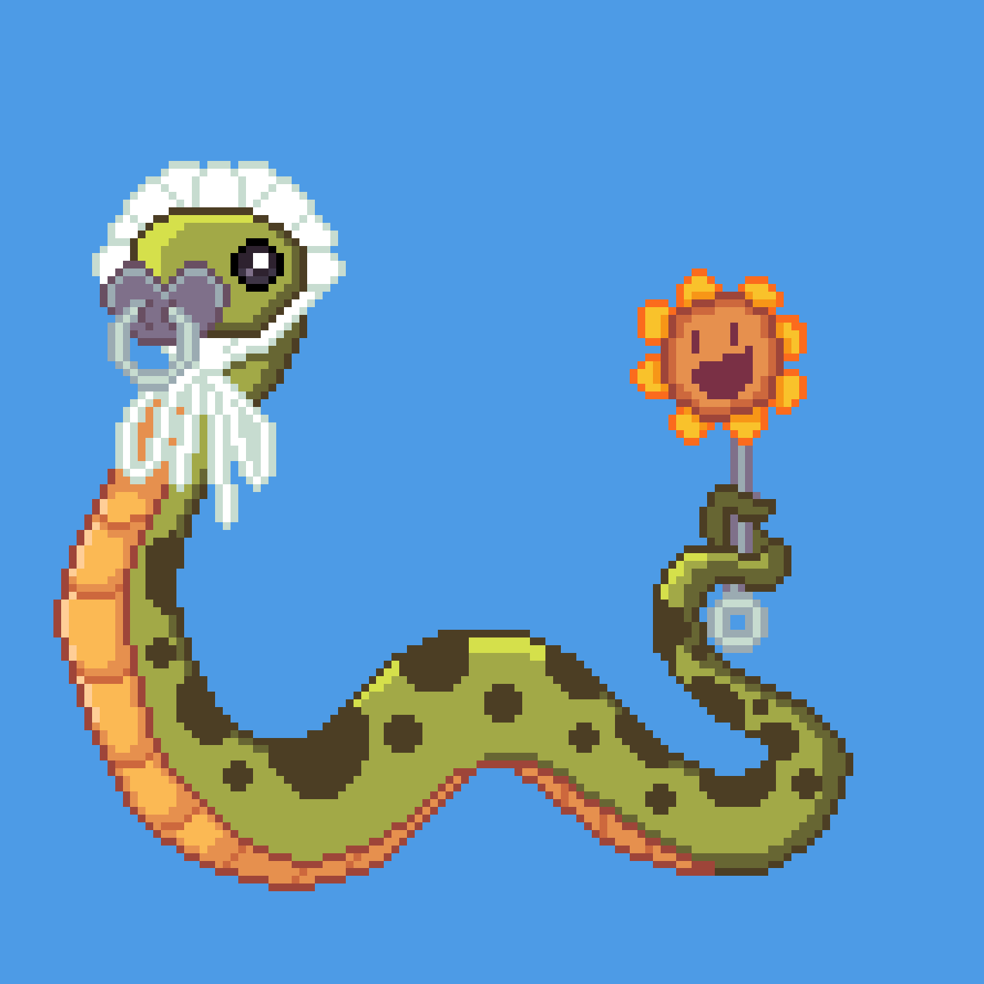 Pixilart Rattle Snake by Raezer