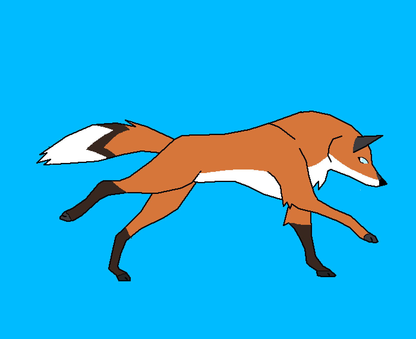 Fox Running Animation