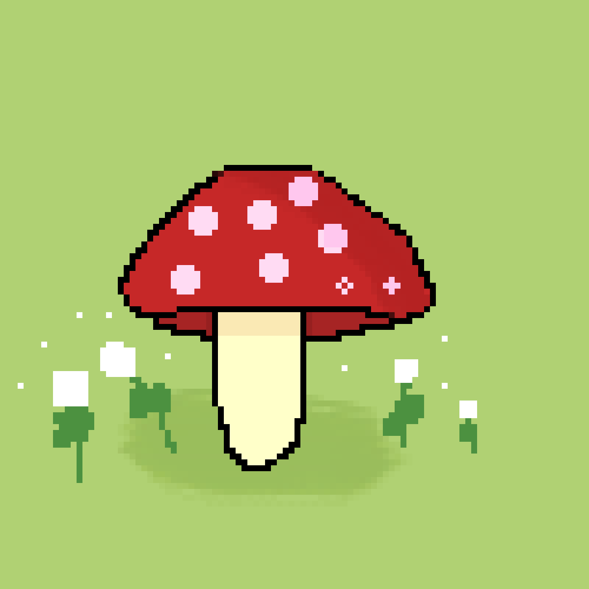 Pixilart Aesthetic mushroom by Ixywasnottaken