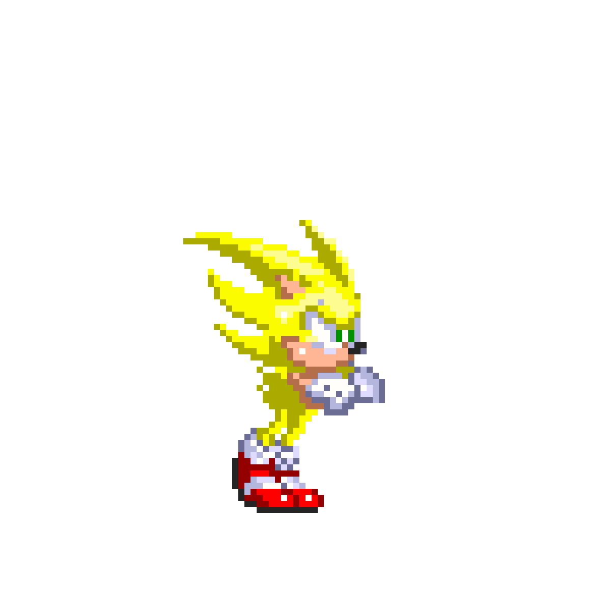 Super Sonic (Sonic 3) Palette Pixilart