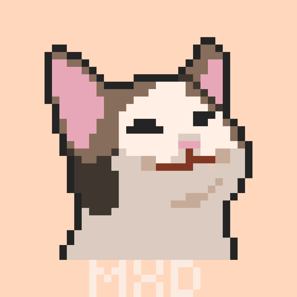 Pixilart Pop Cat by MiminXD