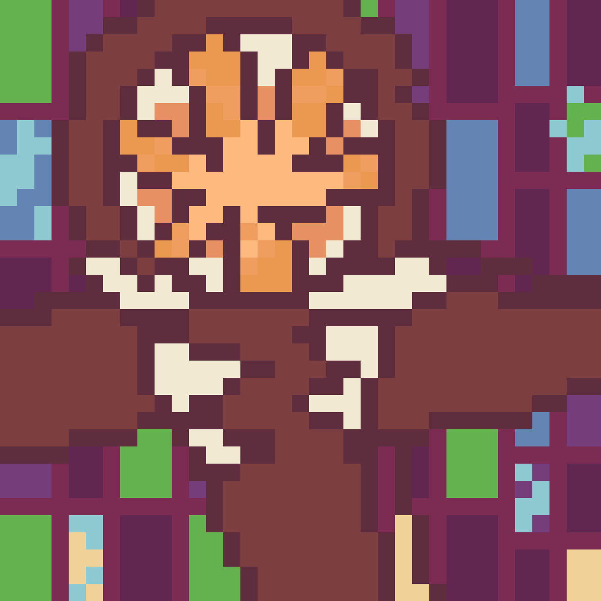 Pixilart figure from roblox "doors" jumpscare + guiding light by L3nnon27