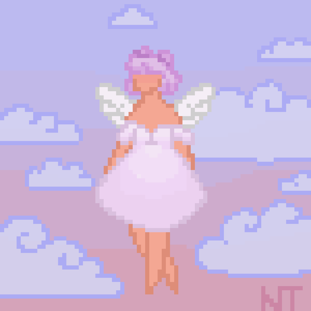 Pixilart fluttering by norahjo21