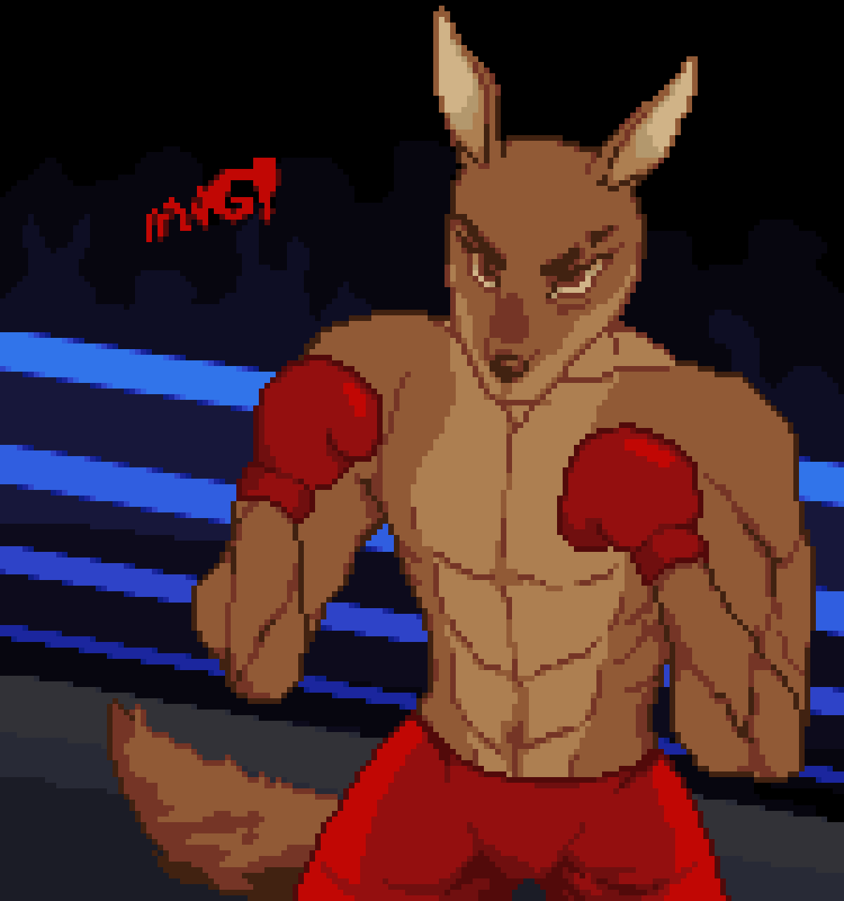 Boxing Kangaroo Daily Art Challenge Pixilart