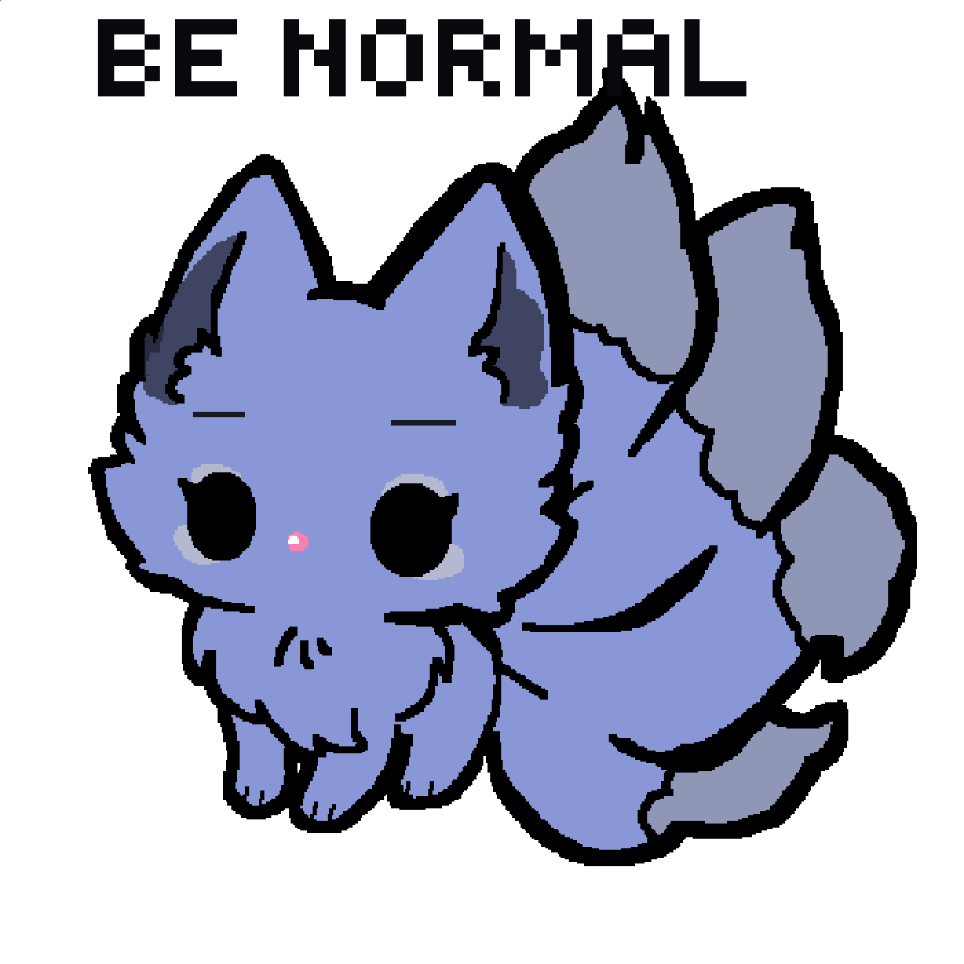Pixilart Kitsune Fox basebe normal by mckenzie2013
