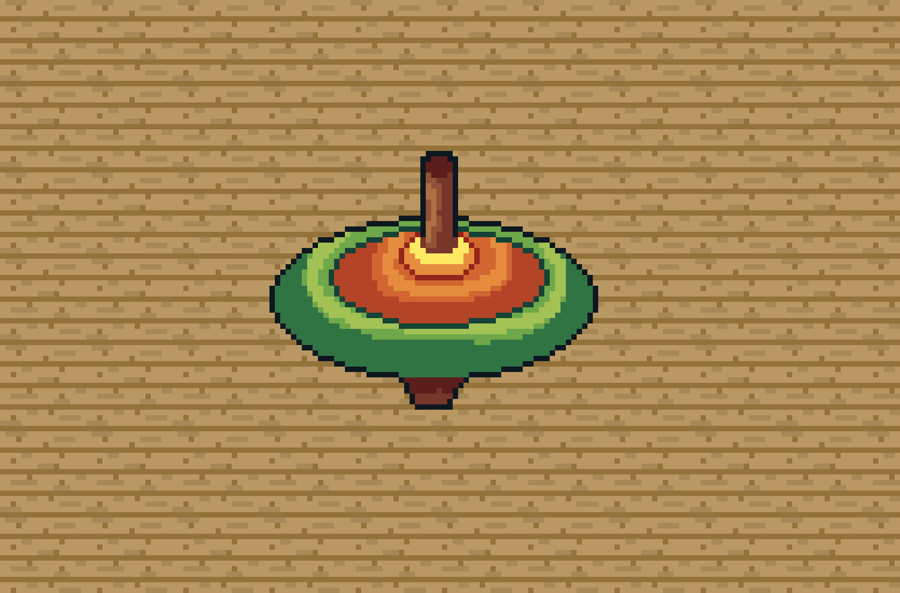 Pixilart Spinning Top by Goodkiddo