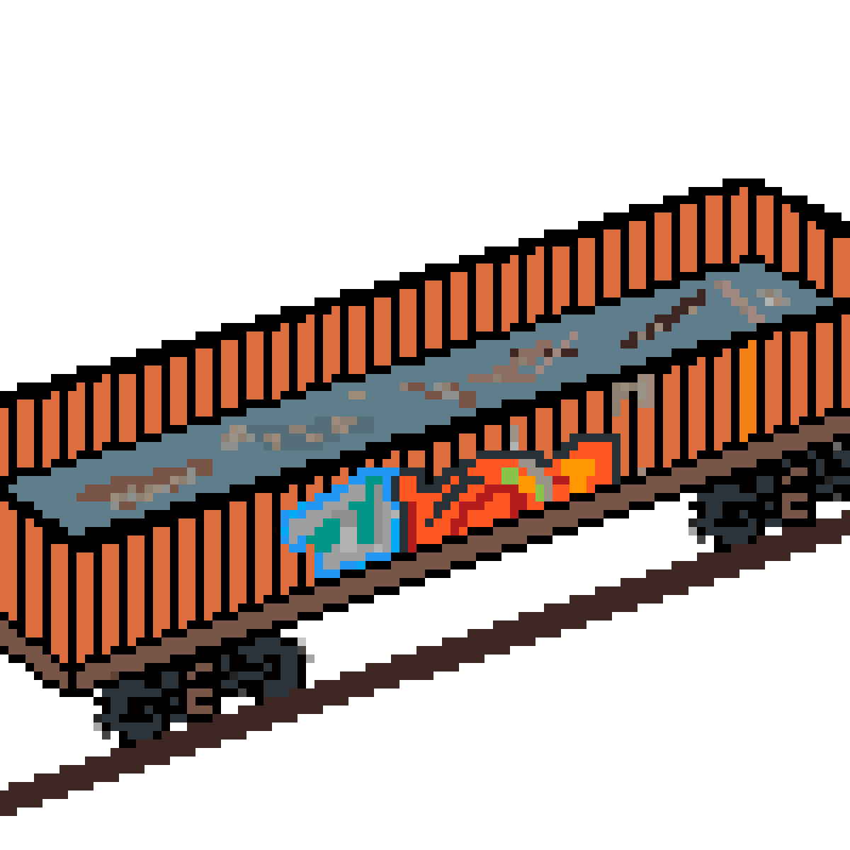 Freight Trains by FalloutDesign Pixilart