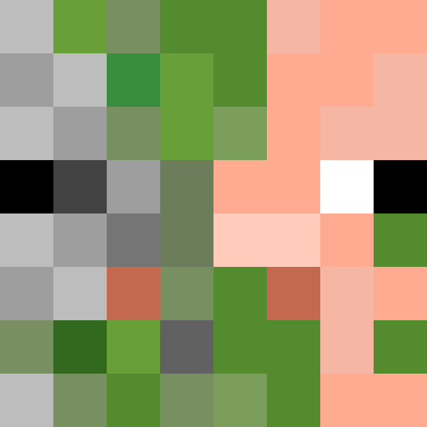 Minecraft Zombie Pigman Face