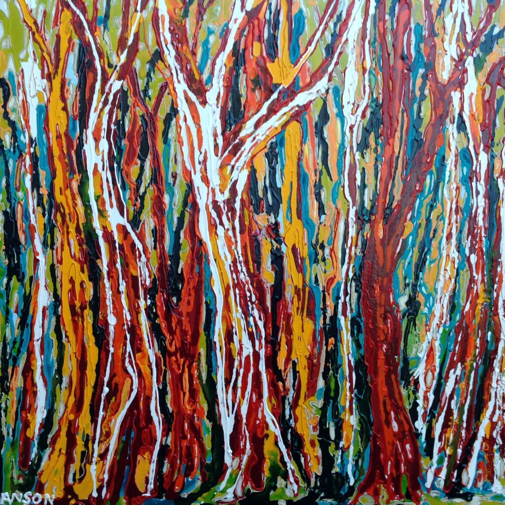 Bush Fantasy Art 2 Q 4 art sale paintings for sale newcastle contemporary art for sale