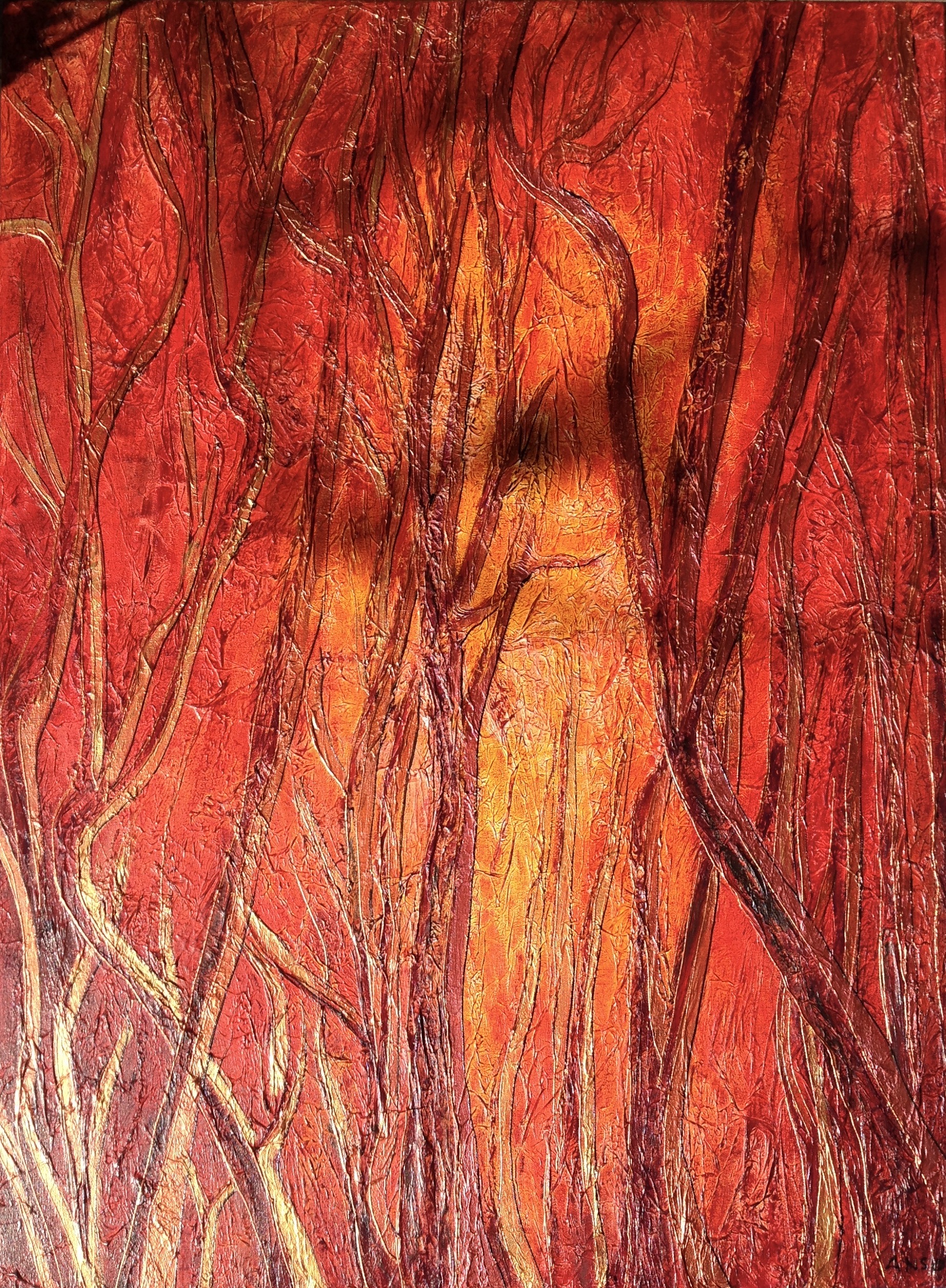 Bush Glow Art 2 Q 4 art sale paintings for sale newcastle