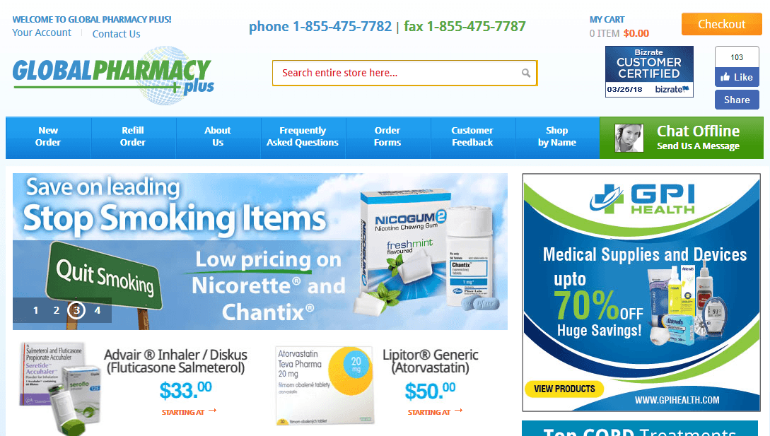 Global Pharmacy Actual health