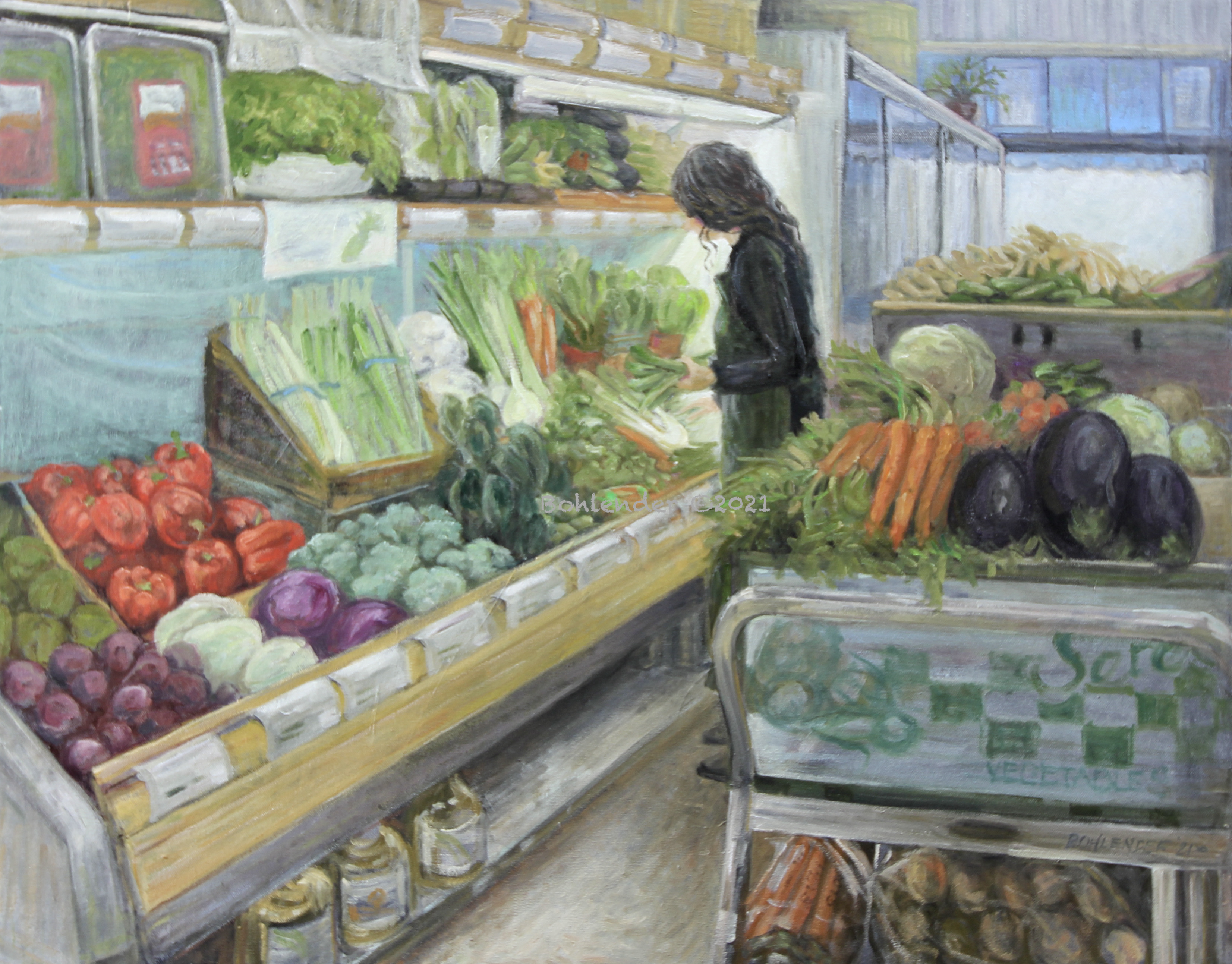 grocery store painting BOHLENDER ART