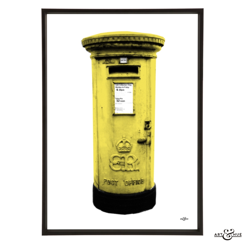 Postal Pair of First Class Stamp & Post Box prints by Art & Hue Art & Hue