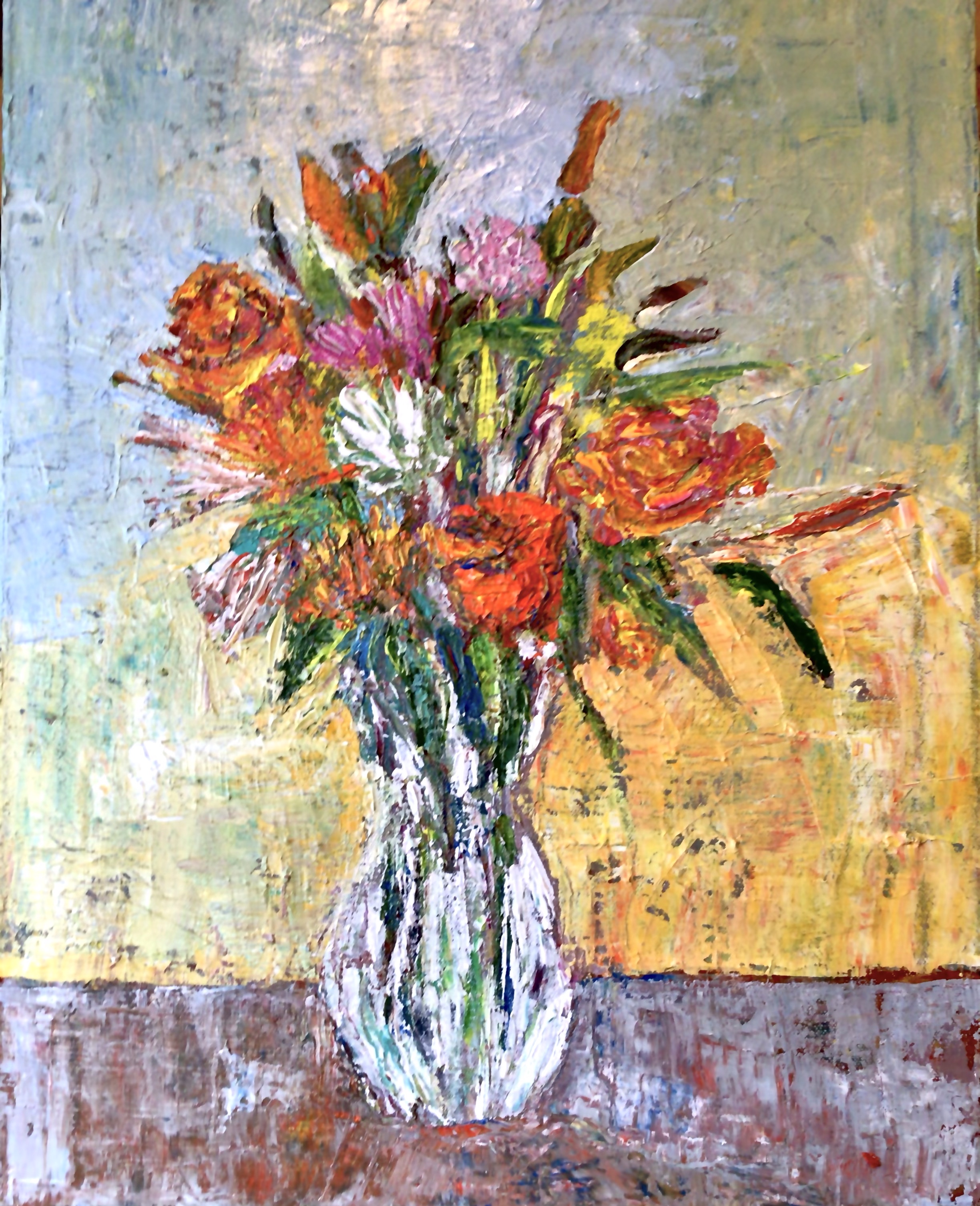 Palette Knife Flowers Artandicon's Blog