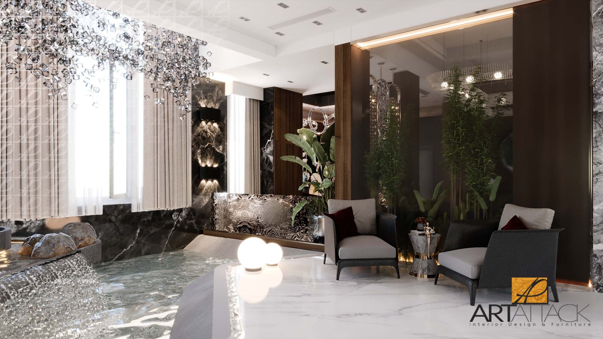 شركة ارت تاك تصميمات داخلية ومعمارية أرت أتاك للديكور