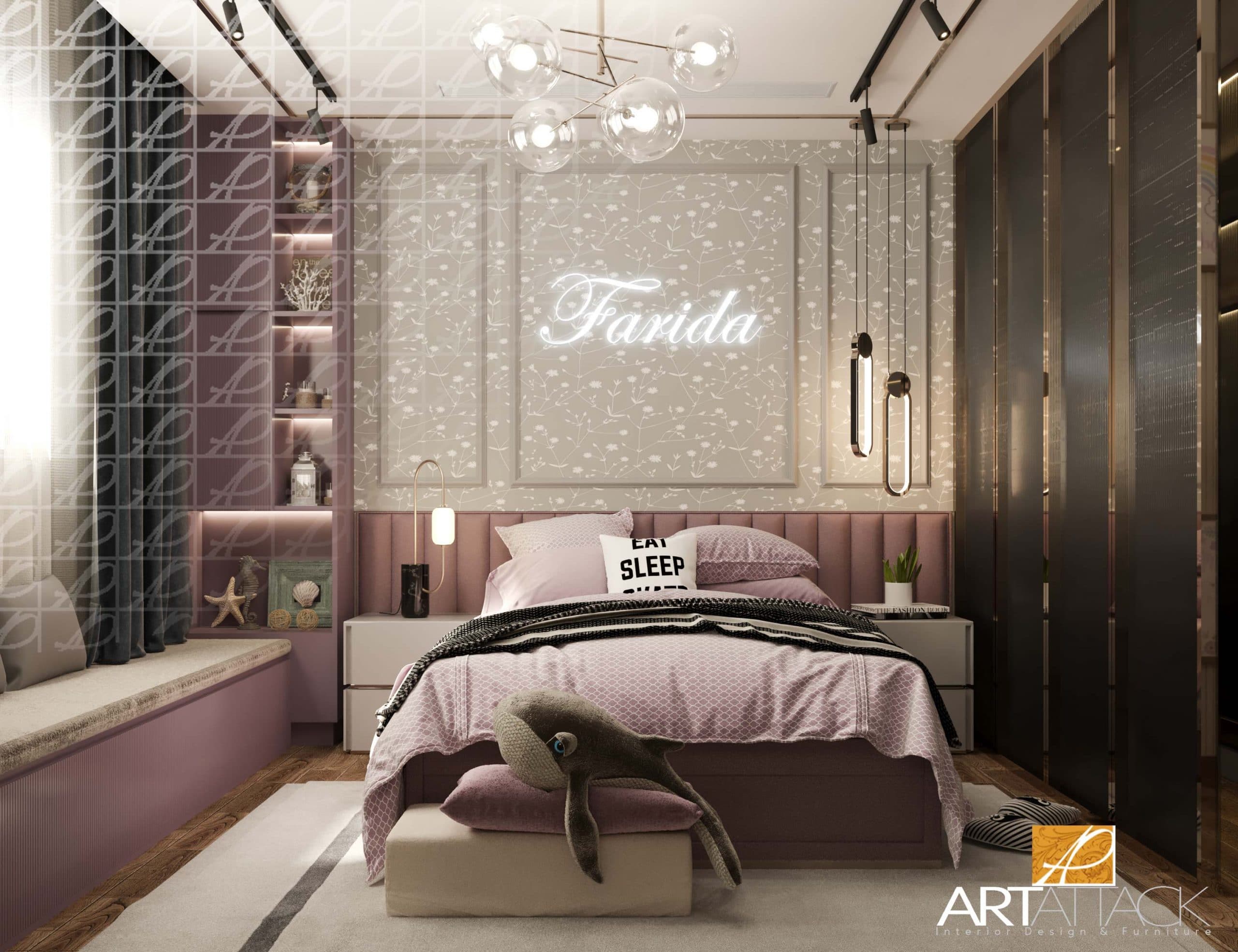 Inspirational bedroom design ideas أرت أتاك للديكور