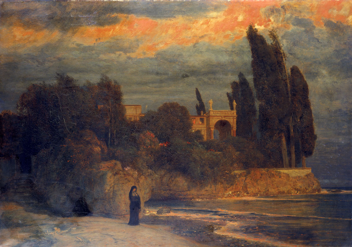 Arnold Bocklin Villa By The Sea Art Blart