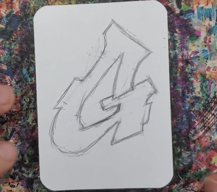 How to Draw Graffiti Letter G Art by Ro