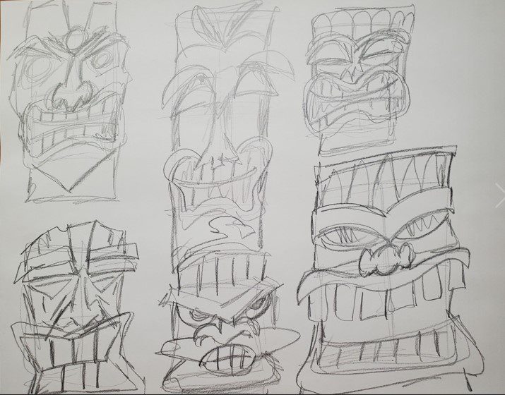 How to Draw a Tiki Brown Phroodession