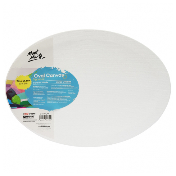 Mont Marte Stretched Canvas Oval ARTCentric