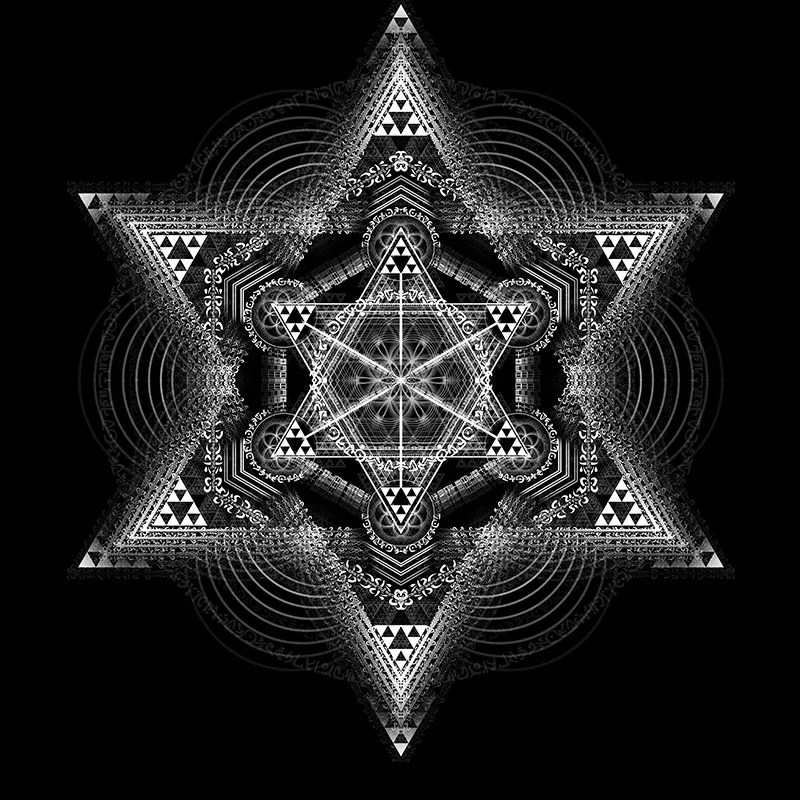 MORNING STAR Psychedelic Art on Canvas Art Collider