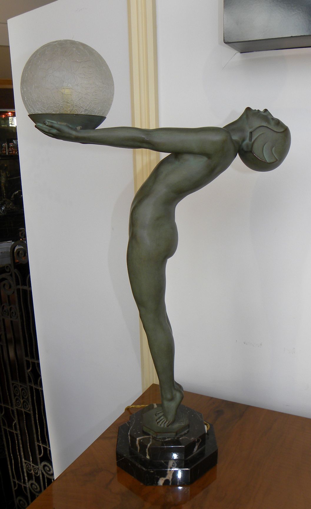 Art Deco Light Statue by Max Le Verrier called Clarte Sold Items