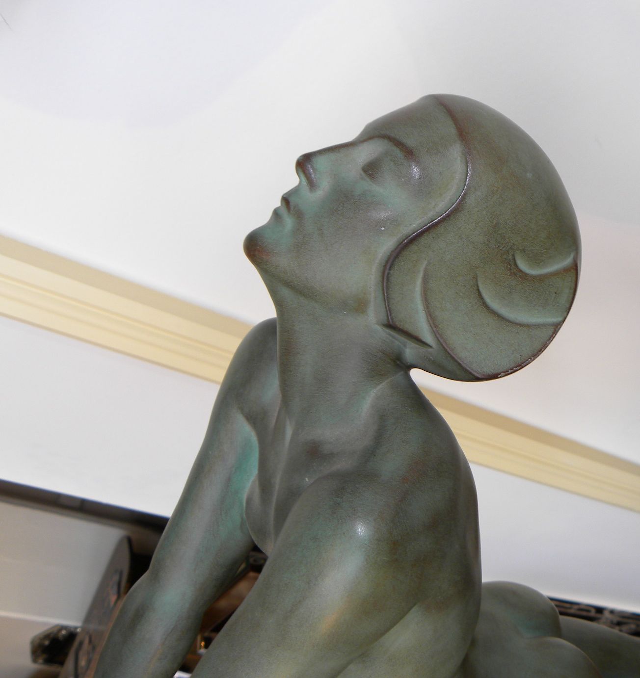 Art Deco Light Statue by Max Le Verrier called Clarte Sold Items