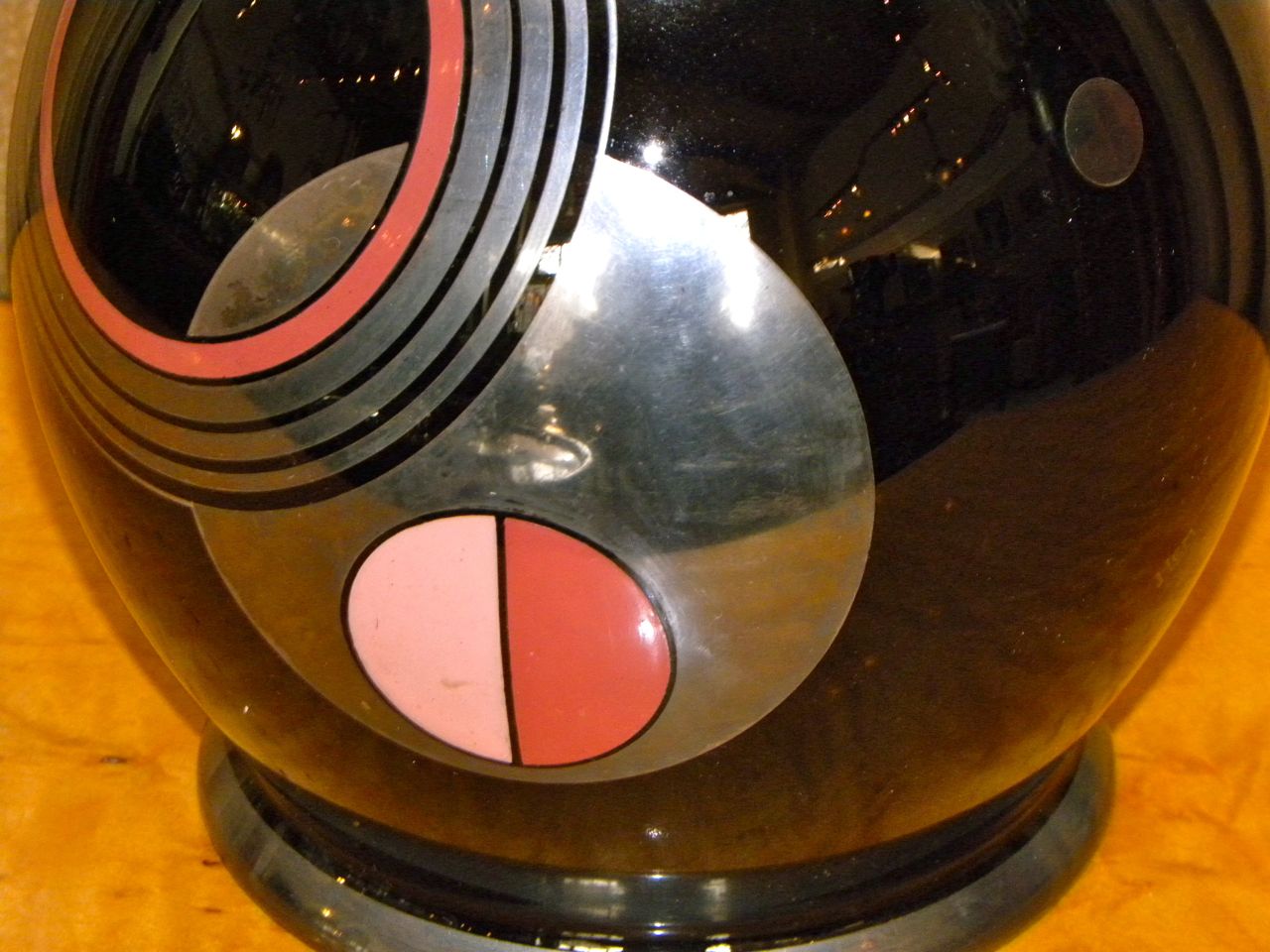 Art Deco Czech Black Modernist Czech Glass Vase by HEM Sold Items