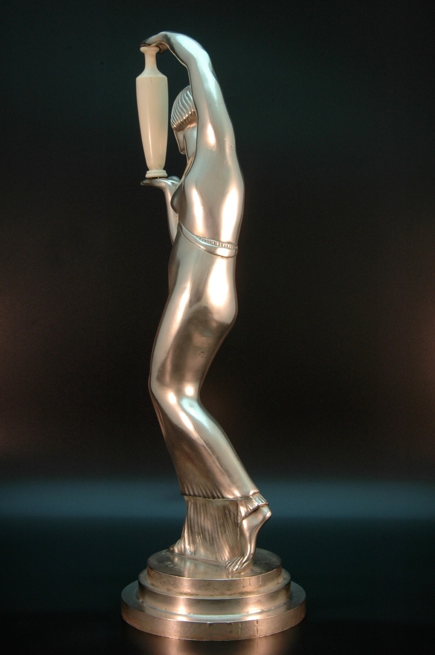 1930s Art Deco Chryselephantine Sculpture • Signed Max Le Verrie Sold