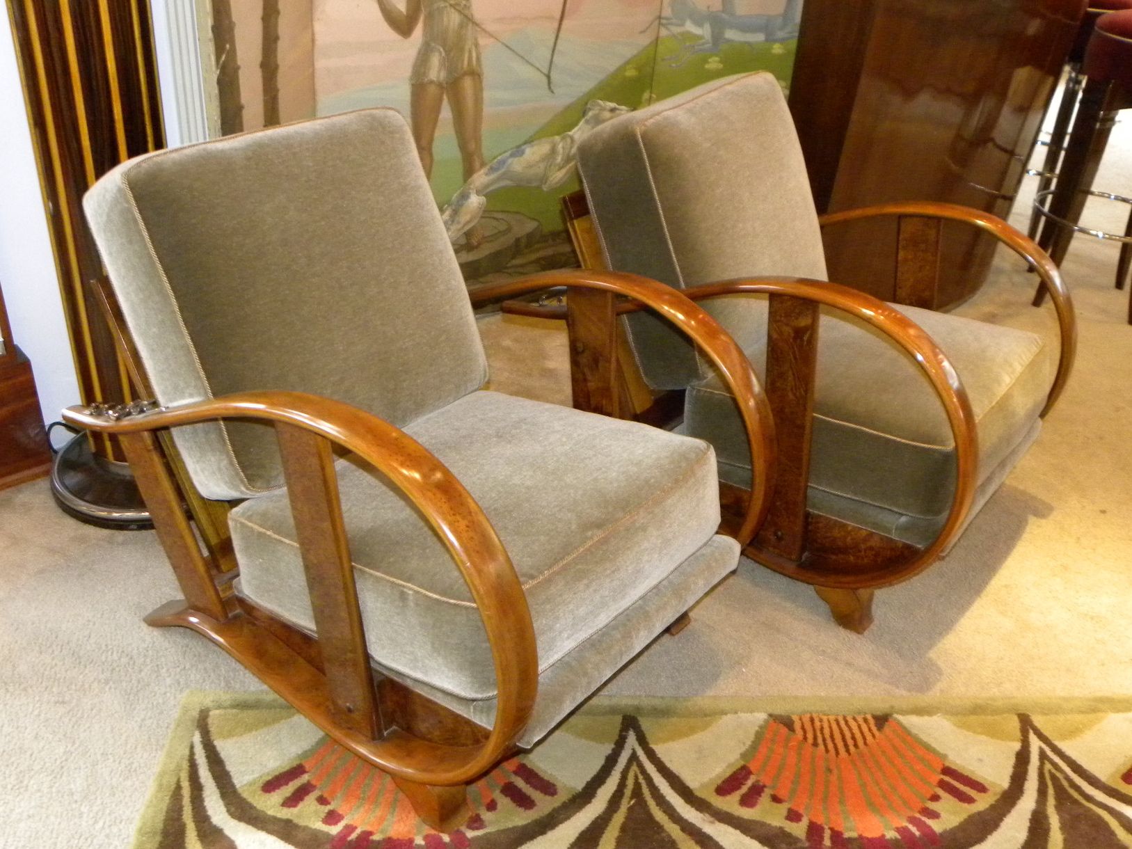 Czech Bentwood Art Deco Chairs Sold Items Seating Items Art Deco