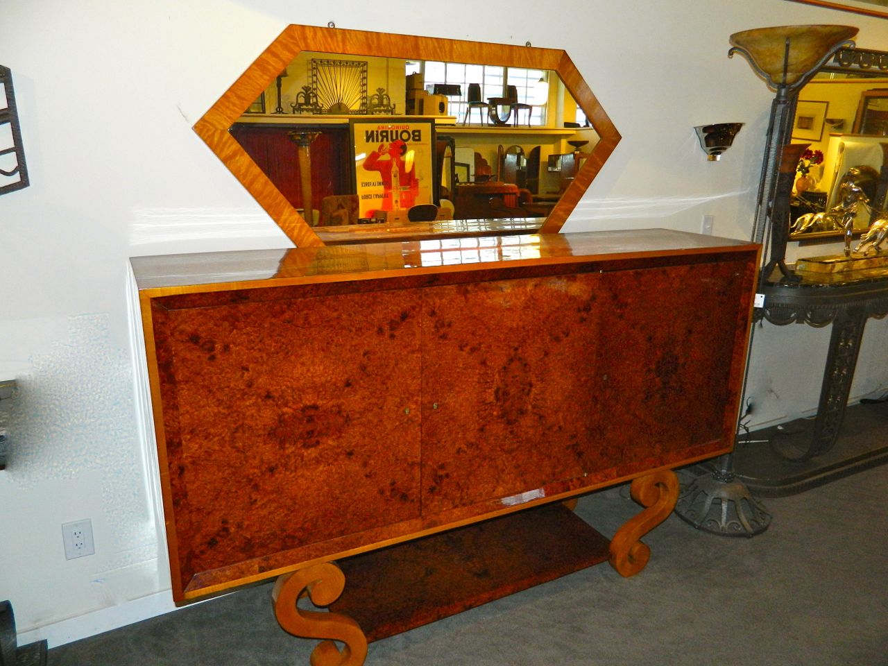 Fabulous Original Art Deco Buffet spectacular! Desks & Art