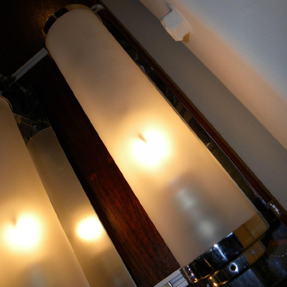 Nice vanity Art Deco lighting sconces streamline moderne Sconces