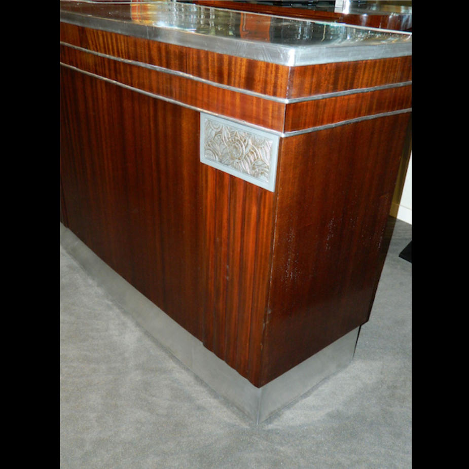 French Art Deco Zinc Bar, beautifully restored!!! Sold Items Bars
